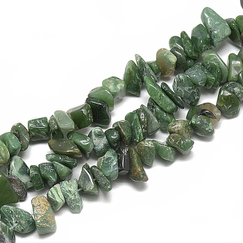 Natural South Africa Jasper Beads Strands, Chip, 8~30x7~17x2~12mm, Hole: 1mm, about 110~150pcs/strand, 31.4 inch