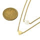 Brass Double Layer Necklace(NJEW-JN04918)-3