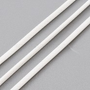 Braided Waxed Polyester Cords, Round, Multi-Ply, with Spool, White, 2mm, about 10.94 Yards(10m)/Roll(OCOR-TAC0020-001E)