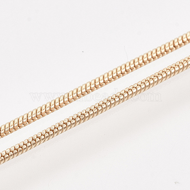 Brass Snake Chain Necklaces(X-MAK-T006-11A-KC)-3