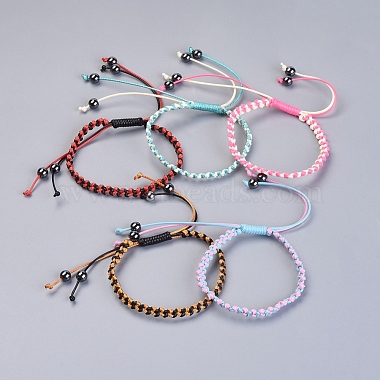 Mixed Color Waxed Cord Bracelets