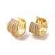 Clear Cubic Zirconia Multi Line Thick Cuff Earrings(EJEW-R150-04G)-1