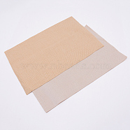 Cotton Flax Fabric, Sofa Cover, Garment Accessories, Bisque, 29~30x19~20x0.07cm(DIY-WH0199-13A)