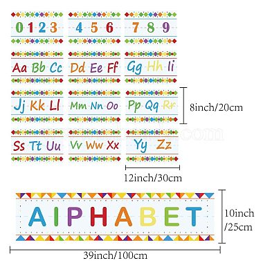 decoración de aula de pancarta colgante de papel(AJEW-WH0340-007)-2