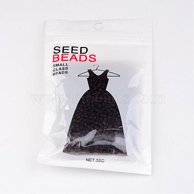 8/0 Frosted Round Glass Seed Beads(X-SEED-A008-3mm-M13)-3