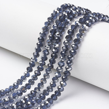 6mm SpringGreen Rondelle Glass Beads