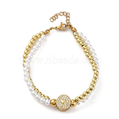 Brass Multi-strand Bracelets(BJEW-M056-02G)-3