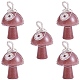 Natural Strawberry Quartz  Pendants(PALLOY-SW0004-02)-1