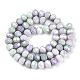 Faceted Electroplated Glass Beads Strands(X-GLAA-C023-02B-A)-2