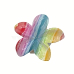 Flower Plastic Claw Hair Clips, Hair Accessories for Women & Girls, Colorful, 80mm(PW-WGE7CC1-01)
