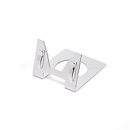 Iron Tag Holder, Price Tag Clips, Exhibition Accessories, Platinum, 49x44x30.5mm(AJEW-WH0244-84P)