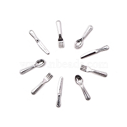 1:12 Dollhouse 12Pcs accessories for Filming Props, Including Tiny Scenes with Knives, Forks, and Spoons., 19~22mm(PW-WG57297-01)