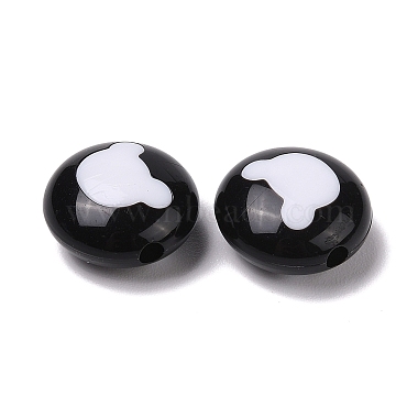 Two-tone Acrylic Beads(OACR-U003-10)-2