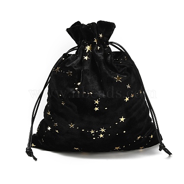 Velvet Gift Storage Drawstring Bags(AJEW-P131-04B)-2