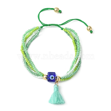 Tassel Charm Bracelet(BJEW-JB09603)-2