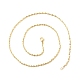 Brass Singapore Chains Necklace for Women(X-NJEW-P265-27G)-3
