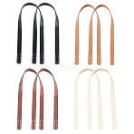 8Pcs 4 Colors Imitation Leather Bag Handles, Replacement Handbag Decoration Bags Straps, Mixed Color, 594x19x3.5mm, Hole: 1.8mm, 2pcs/color(FIND-BBC0004-50)