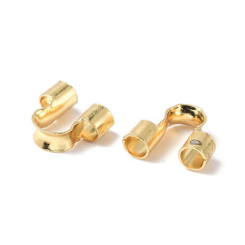 304 Surgical Stainless Steel Wire Guardian and Protectors, Real 18K Gold Plated, Hole: 1.6mm, 5~5.5x6~6.4x2.3mm