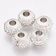 Polymer Clay Rhinestones European Beads(FPDL-T001-01A)-1
