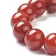 Natural Red Agate Beaded Stretch Bracelets(BJEW-A117-E-25)-3