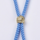 Nylon Twisted Cord Bracelet Making(MAK-F018-03G-RS)-3