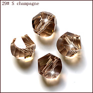 Imitation Austrian Crystal Beads, Grade AAA, Faceted, Polygon, BurlyWood, 8mm, Hole: 0.9~1mm(SWAR-F085-8mm-29)