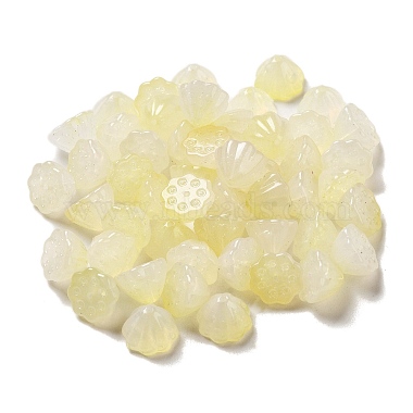 Lemon Chiffon Others Acrylic Beads