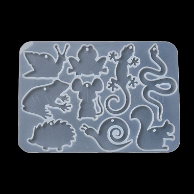 Squirrel/Rat/Snail DIY Pendant Silicone Molds(SIL-F010-06)-4