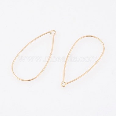 Brass Earring Hooks(X-KK-T038-138G)-2