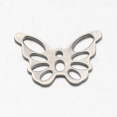 Stainless Steel Color Butterfly Stainless Steel Charms