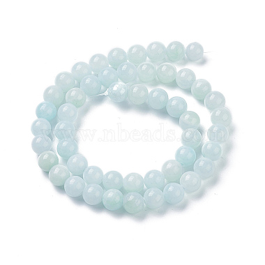 Natural Yellow Jade Beads Strands(X-G-G598-6mm-YXS-20)-3
