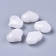 Natural White Jade Heart Love Stone(G-F659-A32)-1