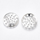 Iron Finger Ring/Brooch Sieve Findings(IFIN-T007-46P-NF)-2