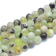Natural Jade Beads Strands, Round, 9~9.5mm, Hole: 0.8mm, about 44pcs/strand, 15.55 inch(39.5cm)(G-L552H-13C)