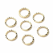 Brass Linking Rings, Long-Lasting Plated, Cadmium Free & Lead Free, Round Ring, Real 24K Gold Plated, 8x1mm, Inner Diameter: 6mm(X-KK-F831-018B-G-RS)