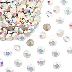 Preciosa&reg MAXIMA Crystal Round Stones, Czech Crystal, Dura Foiling, Round(431 11 615 Chaton), 00030 200 Crystal AB, SS39(8.15~8.4mm)(X-PRC-RBSS39-00030-200)