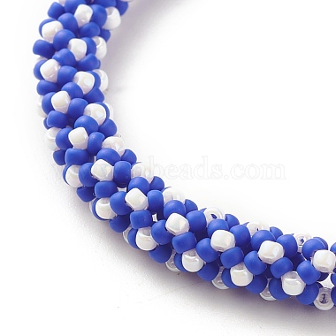 Glass Seed Crochet Beaded Bracelet(BJEW-JB08083-05)-4