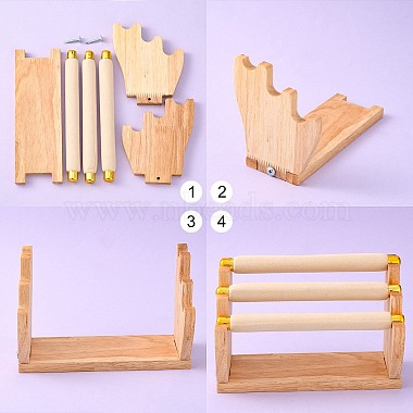 Wood Finger Ring Display Stands(NDIS-F003-04B)-5