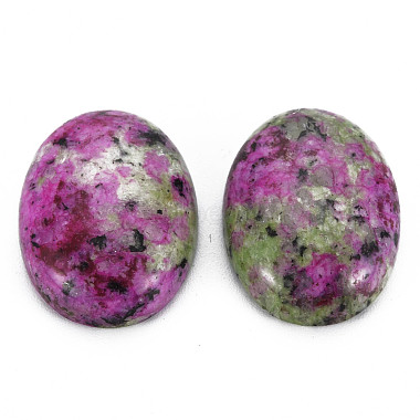 Natural Ruby in Zoisite Cabochons(G-S349-25A-03)-2