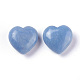 piedra de amor de corazón de aventurina azul natural(X-G-O174-10)-1