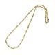 304 Stainless Steel Figaro Chain Necklace Making(STAS-A028-N022C)-1