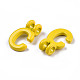 Spray Painted Alloy  2-Loop Link Pendants(X-PALLOY-T075-48C-RS)-3
