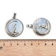 Opalite Flat Round Pendants(FIND-A043-11P)-3