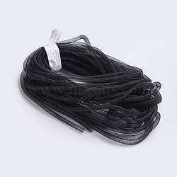 Plastic Net Thread Cord, Black, 20mm, 20yards/Bundle(PNT-Q003-20mm-16)