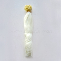 High Temperature Fiber Long Wavy Roman Hairstyle Doll Wig Hair, for DIY Girl BJD Makings Accessories, Beige, 7.87~39.37 inch(20~100cm)(DOLL-PW0001-025-05)
