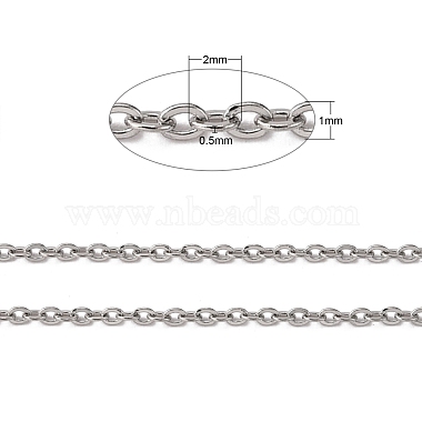 304 Stainless Steel Cable Chains(CHS-K002-33)-2