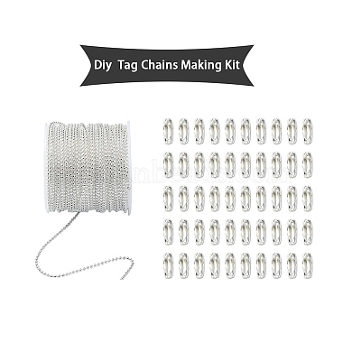 DIY Tag Chains Making Kit(DIY-YW0005-91S)-2