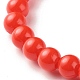 Love Flower Beads Stretch Bracelet for Kid(BJEW-JB06954)-7