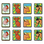 20Pcs 4 Colors Tarot Silicone Beads, Rectangle, Mixed Shapes, 30x23x8.5mm, Hole: 2mm, 5pcs/color(SIL-CJ0002-81)
