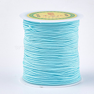 Nylon Thread, Pale Turquoise, 1.5mm, about 120.29 yards(110m)/roll(NWIR-S007-01)